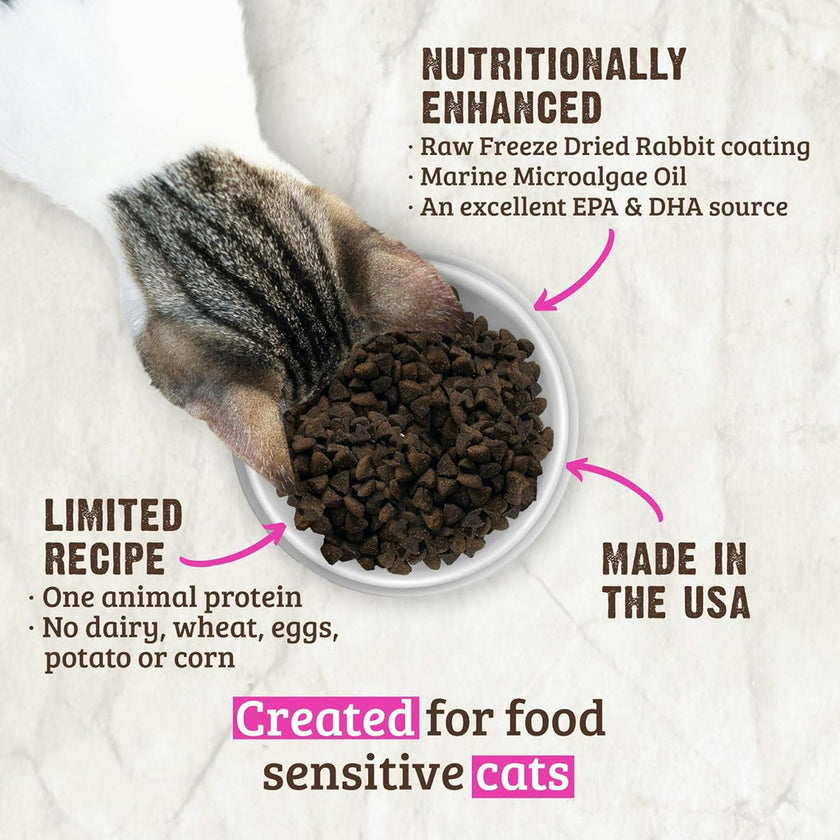 RAWZ® - Limited Ingredient Rabbit Dry Cat Food (1.74 lb)