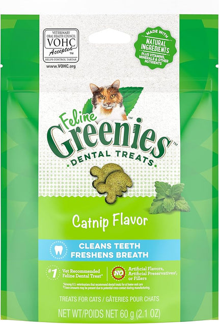 FELINE GREENIES™ Adult Dental Catnip Flavour