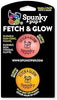 Spunky Pup Fetch & Glow Ball Dog Toy Small (2 Pack)