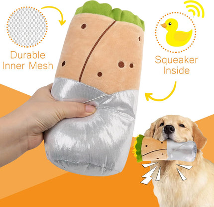 Barkin' Burrito Squeaker