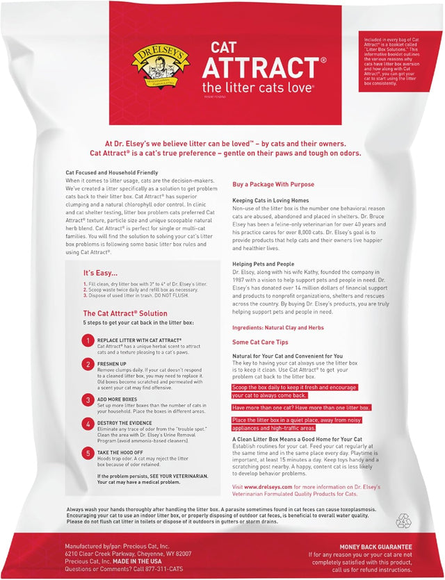 Dr. Elsey's Cat Attract Litter 40lb