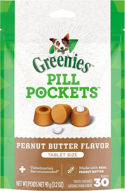 GREENIES™ PILL POCKETS™ Adult Tablet Size Peanut Flavour