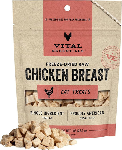 Vital Essentials Freeze-Dried Chicken Breast Cat Treats