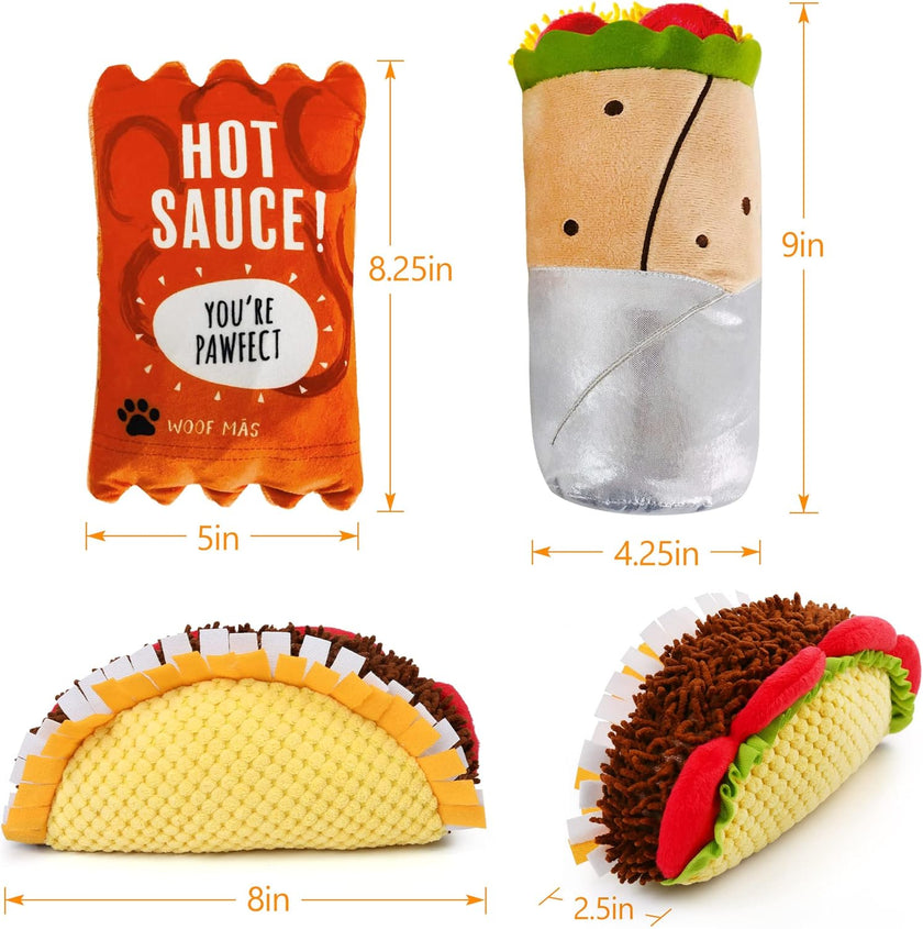 Barkin' Burrito Squeaker