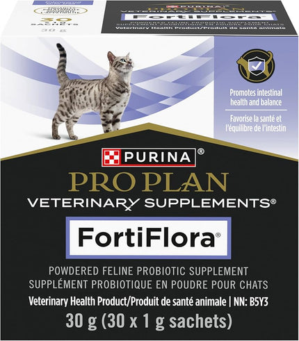 Pro Plan FortiFlora Powdered Probiotic Veterinary Supplement for Cats