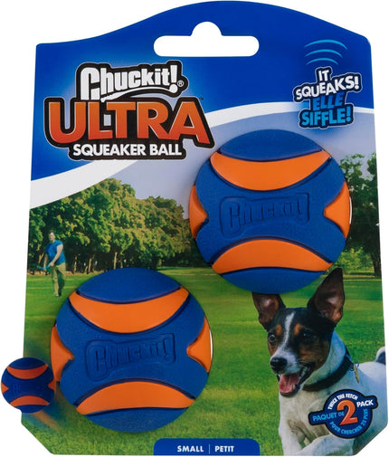 ChuckIt! Ultra Squeaker Ball - S (2 Pack)