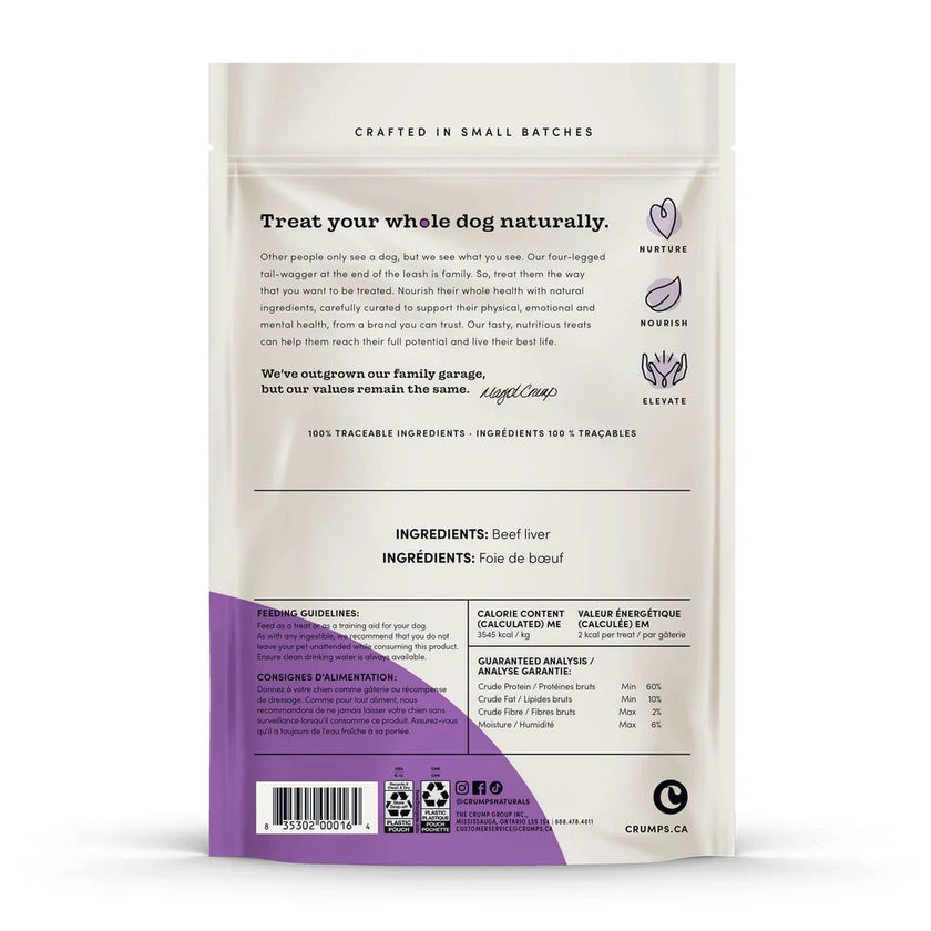 Crumps Beef Liver Bites 