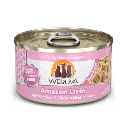 Weruva Cat Classic Recipes - Amazon Livin (3oz)