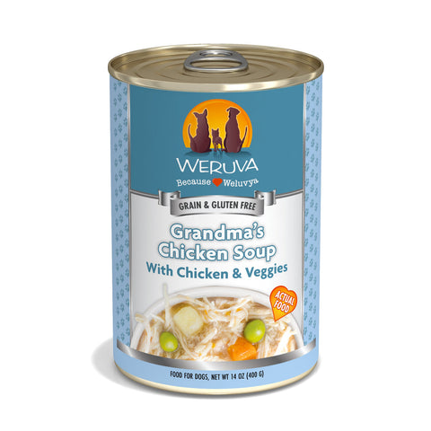 Weruva Wet Dog Food Classic Recipes - Grandma's Chicken Soup (14oz)