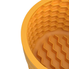 Honeycomb Silicone Slow Feeder Bowl - Mini, Mustard