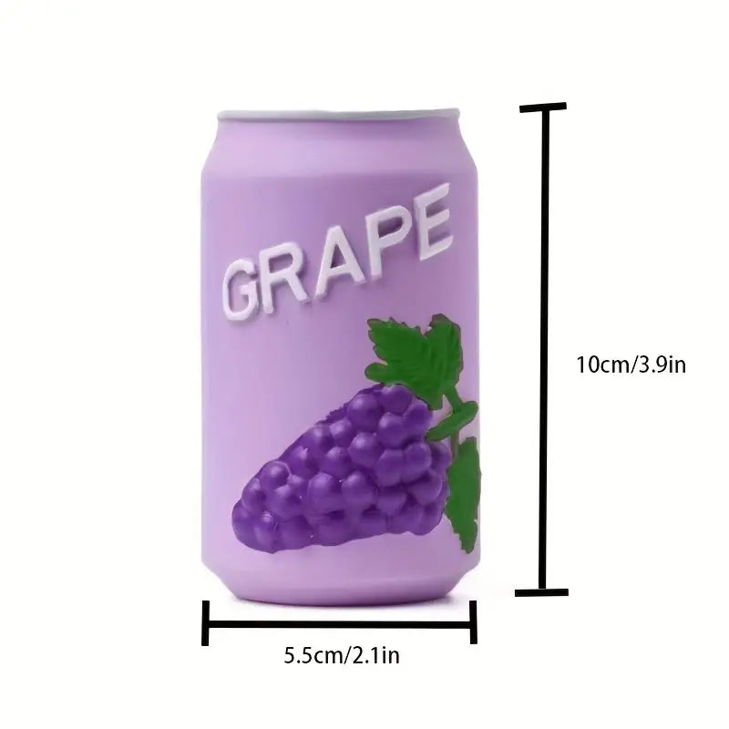 Grrrape Soda Squeaky Dog Toy