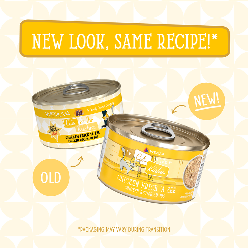 Weruva Cats in the Kitchen - Chicken Frick 'A Zee Chicken Recipe Au Jus (3.2oz)