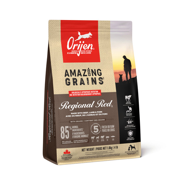 Orijen Amazing Grains - Regional Red Recipe (1.8kg)