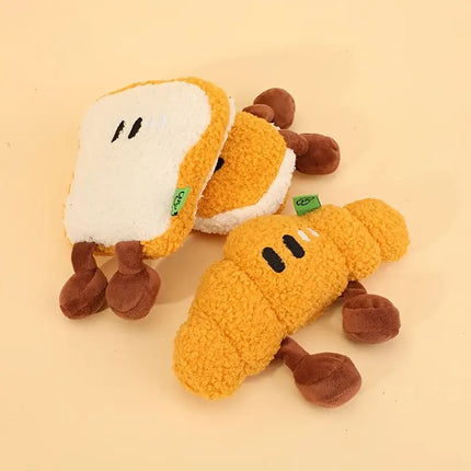 Brunch Buddies Squeaky Plush Toys - Crumb