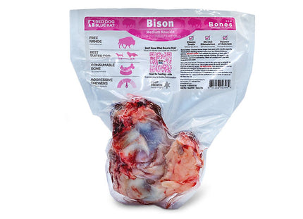 Red Dog Blue Kat - Bison Knuckle Medium Frozen Bone