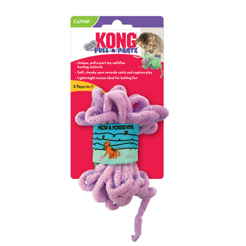 KONG for Cats Pull-A-Partz™ Yarnz Assorted