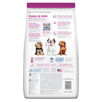 Hill's Science Diet Small Paws Chicken Meal & Rice Recipe Adult Dog Food