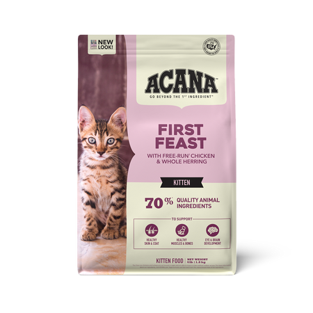 Acana First Feast Kitten Recipe (4lb/1.8kg)