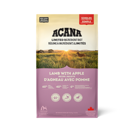 Acana Singles Lamb with Apple front
