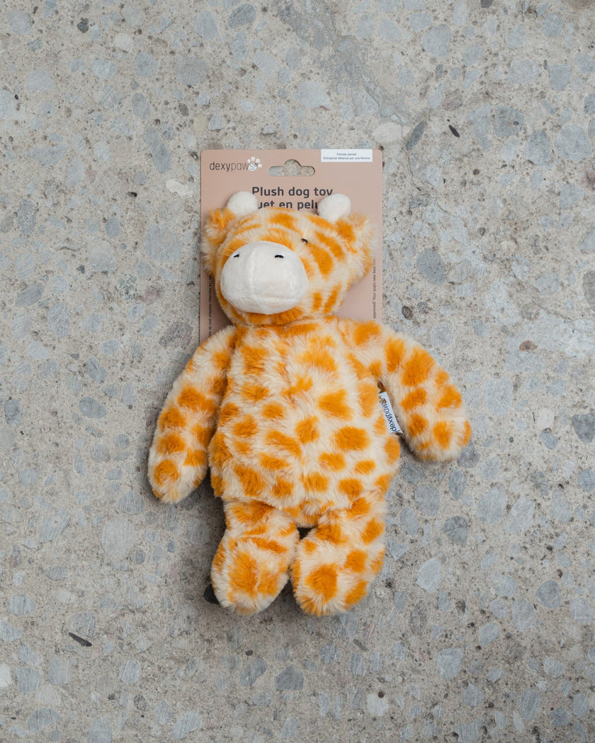 Dexypaws - Plush Dog Toy - Giraffe
