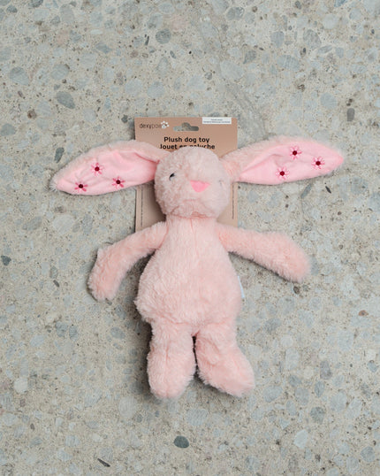 Dexypaws - Plush Dog Toy - Blush Bunny