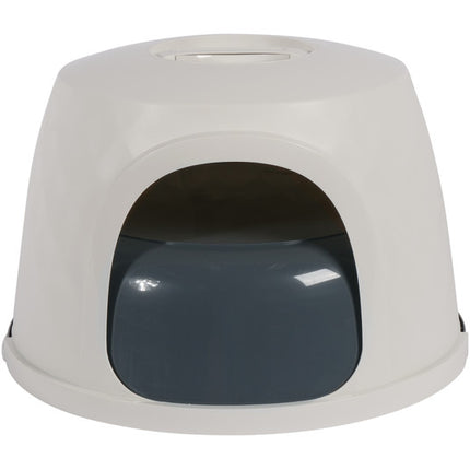 Moderna Diamond Hooded Litter Pan - Cool Grey