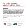 NaturVet Aller-911® Anti-Lick Paw Spray For Dogs & Cats