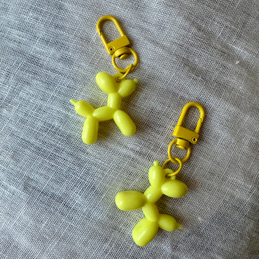 Balloon Dog Pastel Keychain
