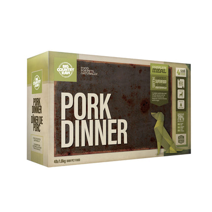 Big Country Raw - Pork Dinner Carton - 4lb