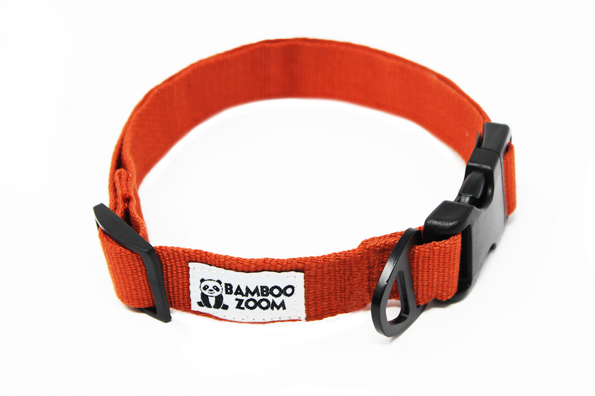 Bamboo Zoom Eco-Friendly Bamboo Collar - Terracotta