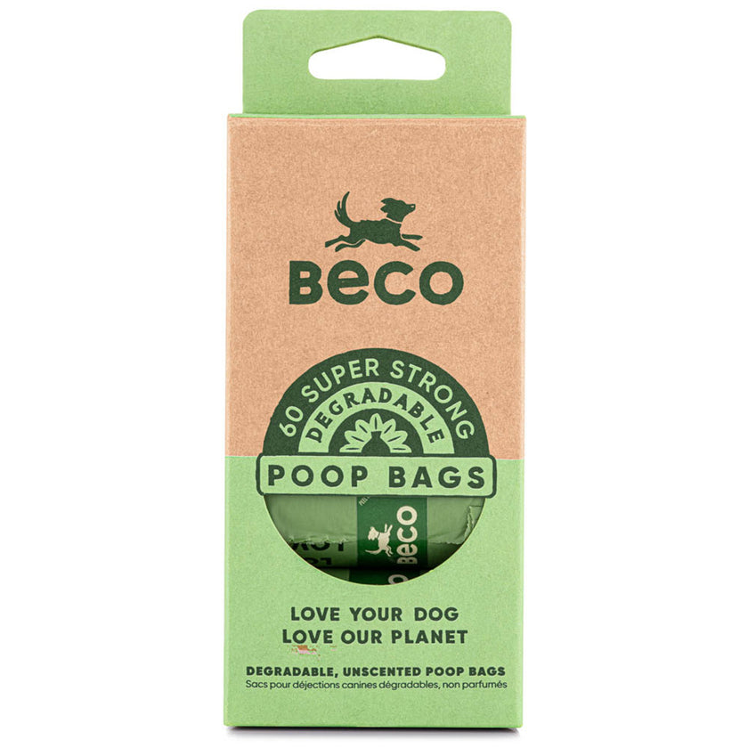 Unscented Compostable Bags - Eco-Friendly Travel Bags (60ct)