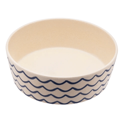 Recycled Bamboo Bowl - Classic - Ocean Waves