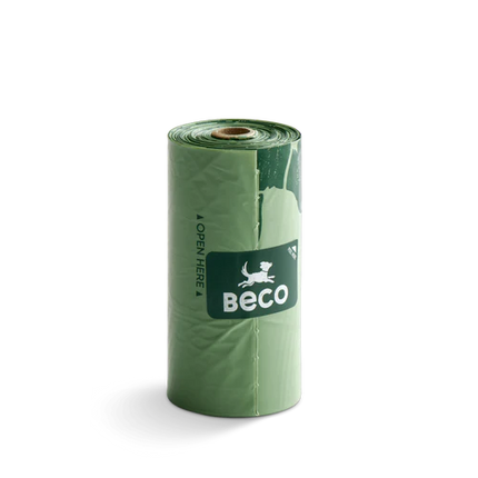Beco Pets Unscented Compostable Poop Bags - Single Roll
