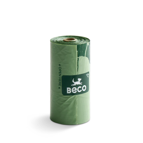 Beco Pets Unscented Compostable Poop Bags - Single Roll