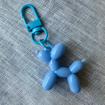 Balloon Dog Pastel Keychain Pastel Blue