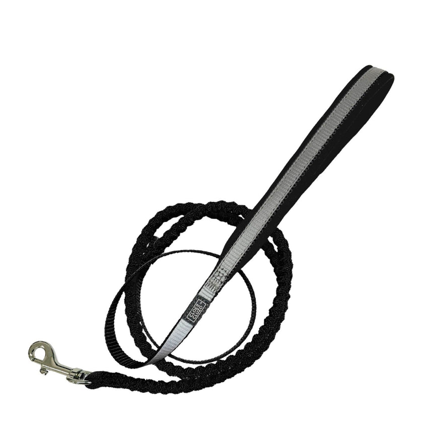 Cloe E Cluzo - Reflective Bungee Leash for Cats - Black - 48