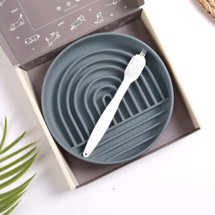 PoPupJoys - Slow Feeder Bowl - Charcoal