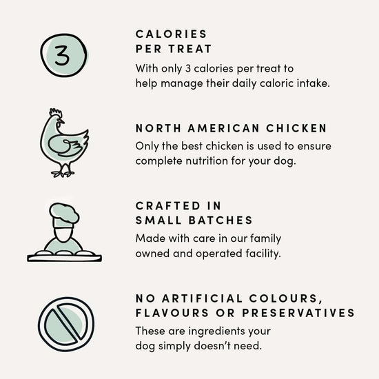 Crumps - Mini Trainers - Soft & Chewy Chicken Bites (300g)