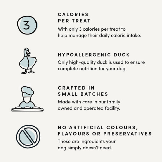 Crumps - Mini Trainers - Soft & Chewy Duck Bites (300g)