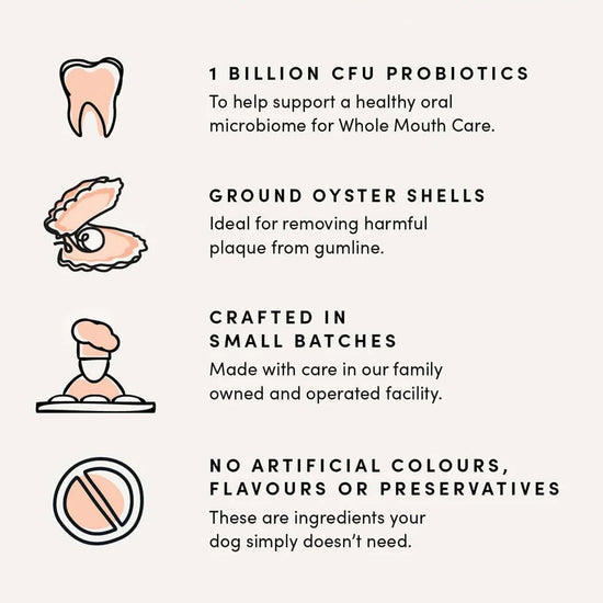 Crumps - Plaque Busters Advanced Whole Mouth Dog Dental Sticks With Probiotics (270g)