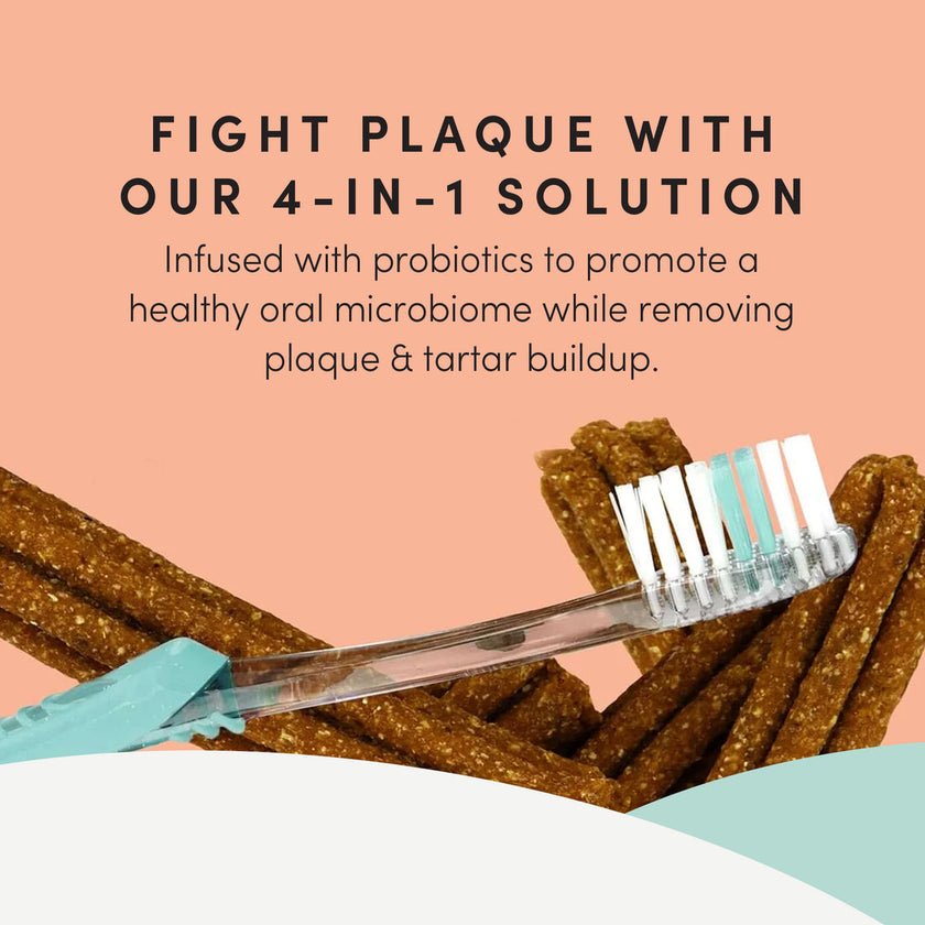 Crumps Plaque Busters Advanced Dog Dental Sticks With Probiotics (270g)