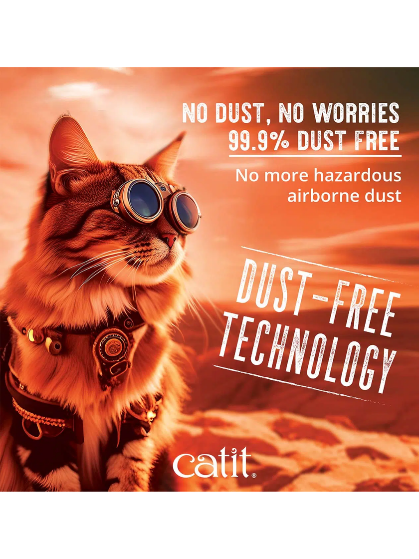 Catit Go Natural – Unscented Pea Husk Clumping Cat Litter (12.3lb / 5.6kg)