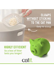 Catit Go Natural – Unscented Pea Husk Clumping Cat Litter (12.3lb / 5.6kg)