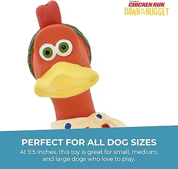 Multipet Chicken Run Ginger Latex Dog Toy