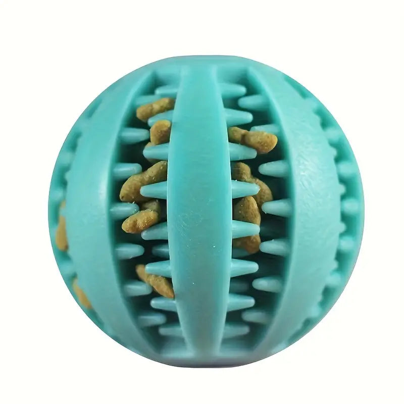 Chomp & Roll Enrichment Ball - Aqua Sky