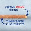 INABA Churu Dog Churu Rolls Joint Support - Chicken with Salmon Recipe Soft Dog Treats