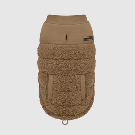 Canada Pooch Dog Puffer Jacket Tan