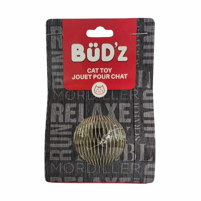 Bud'Z - Small Cardboard Ball Cat Toy