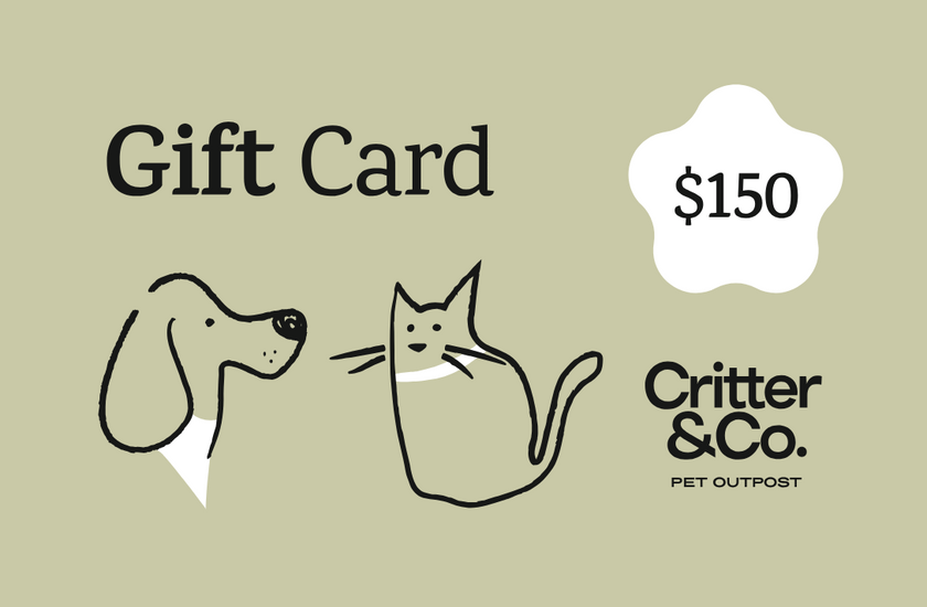 Critter & Co. Pet Outpost Physical Gift Card $150