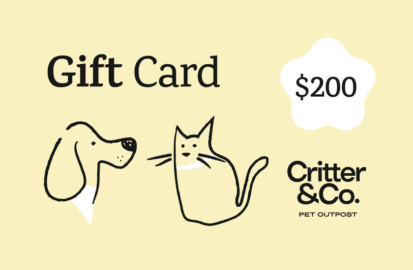 Critter & Co. Pet Outpost Physical Gift Card $200
